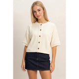 Sienna Button Down Top - BarBelles Boutique