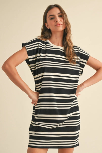 Rachel Stripe T-Shirt Dress