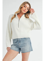 Debbie Half Zip Sweater