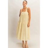 Sunshine Gingham Maxi Dress - BarBelles Boutique