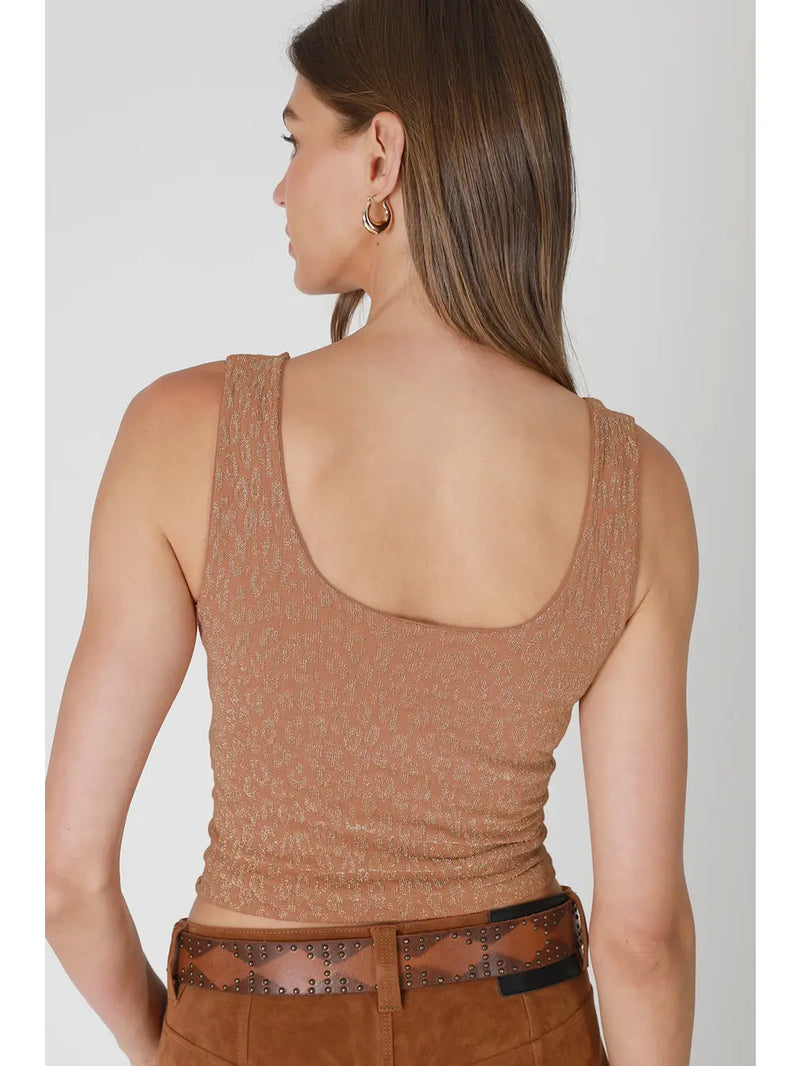Shine in Leopard Tank