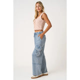 You Have My Heart Cargo Wide Leg Pants - BarBelles Boutique