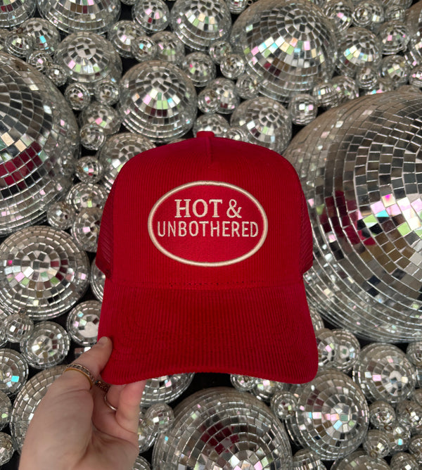 Hot & Unbothered Embroidered Hat