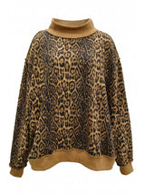 Animal Print Sweatshirt - BarBelles Boutique