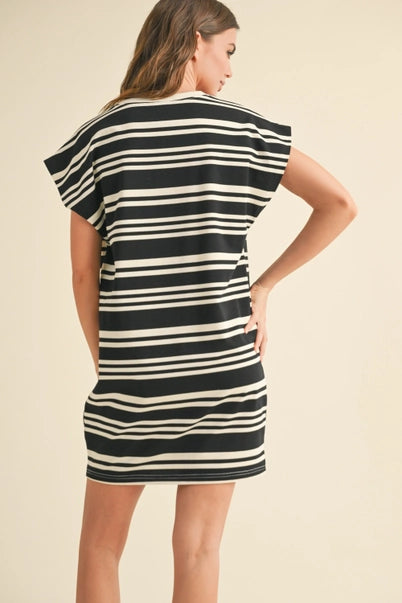 Rachel Stripe T-Shirt Dress