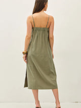Sadie Strappy Trapeze Midi Dress - BarBelles Boutique