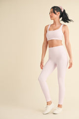 Pink Gingham High Rise Leggings