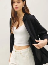 Lucy Oversized Basic Top - BarBelles Boutique