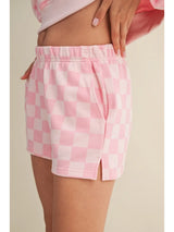 Ellie Checkered Shorts - BarBelles Boutique