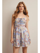Romantic Floral Mini Dress - BarBelles Boutique