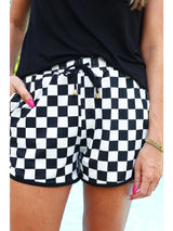 Make A Statement Checkered Shorts