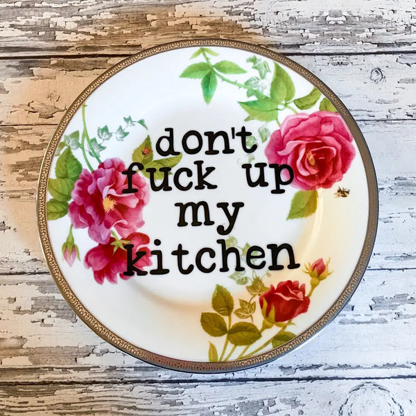 Funny Home Plates - BarBelles Boutique