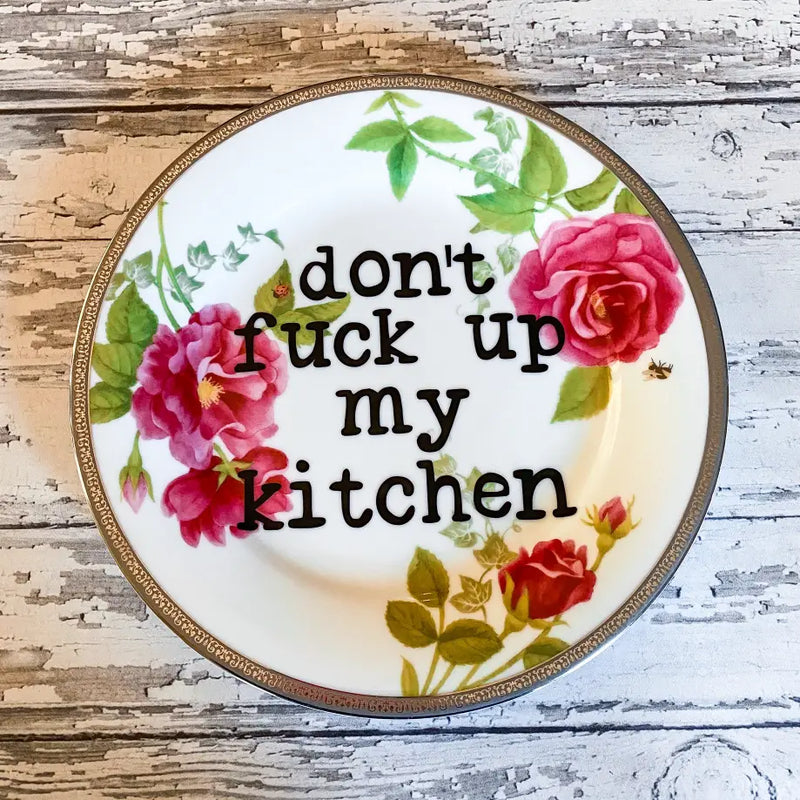Funny Home Plates - BarBelles Boutique
