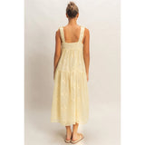 Sunshine Gingham Maxi Dress - BarBelles Boutique