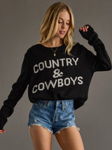 Country & Cowboys Knit Sweater