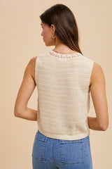 Crochet Love Sweater Vest
