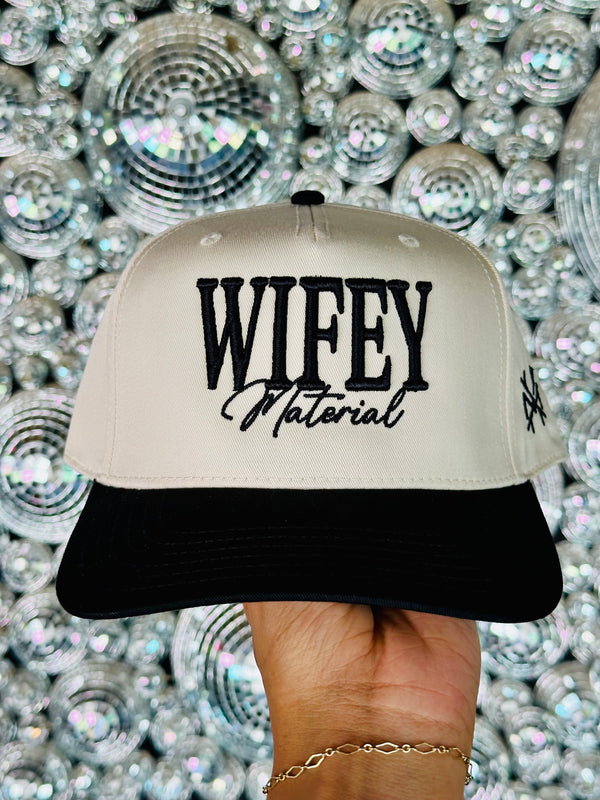 Wifey Material Embroidered Hat