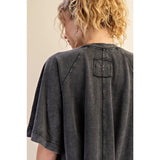 Hilary Mineral Washed Mini Dress
