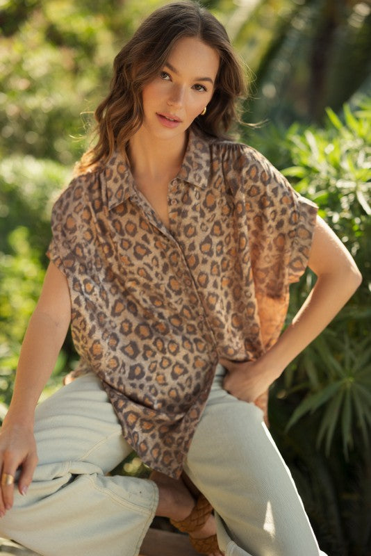 Leopard Mama Top