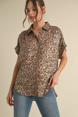 Leopard Mama Top