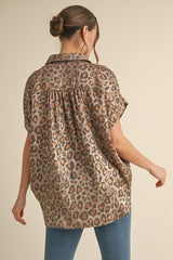 Leopard Mama Top