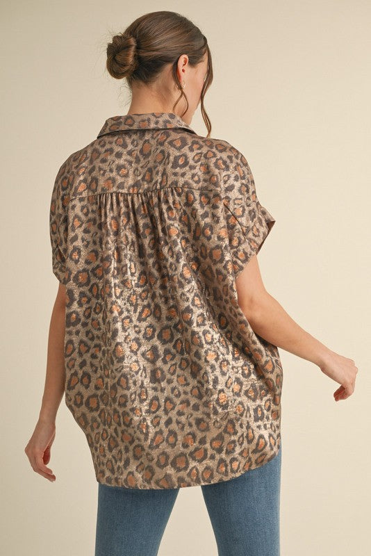 Leopard Mama Top
