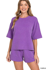Treat Yourself Ribbed Set - BarBelles Boutique