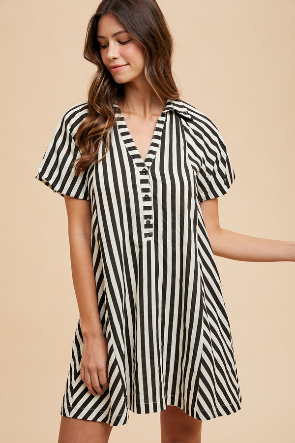 Striped to Perfection Mini Dress