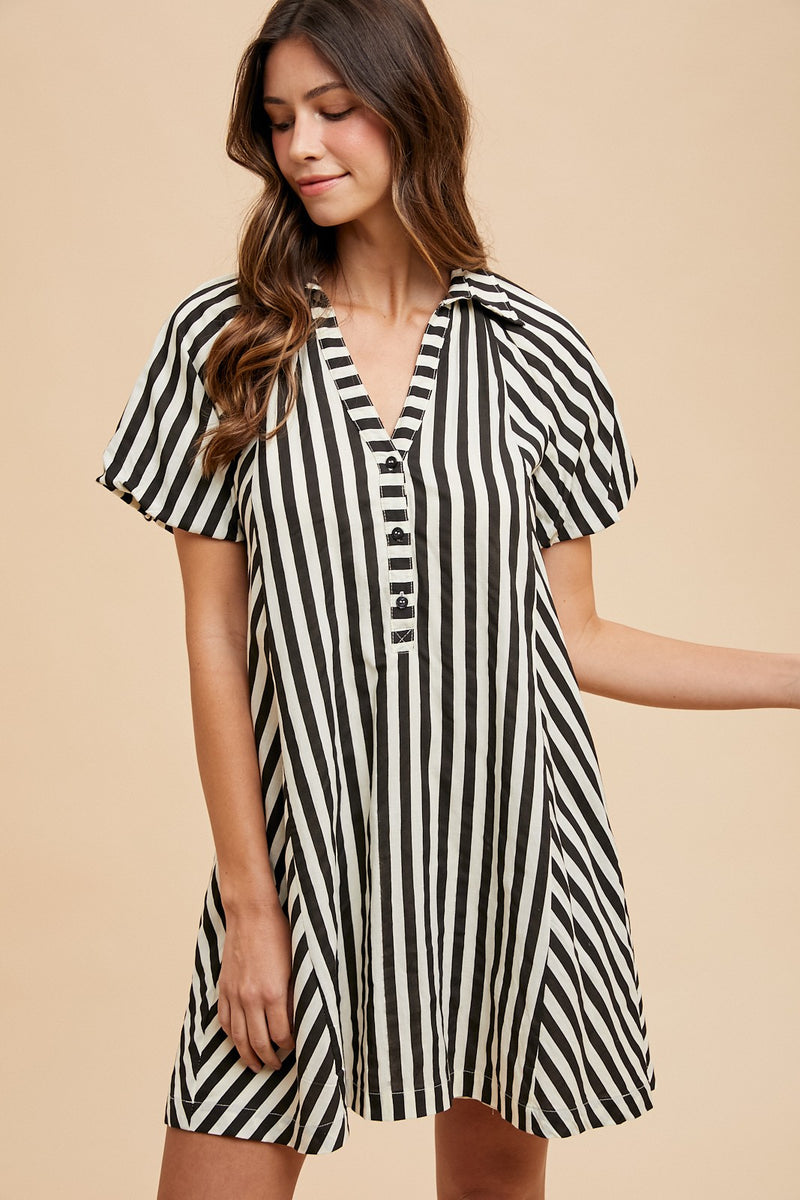 Striped to Perfection Mini Dress