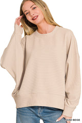 Cozy Era Balloon Pullover - BarBelles Boutique