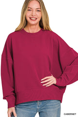 Cozy Era Balloon Pullover - BarBelles Boutique