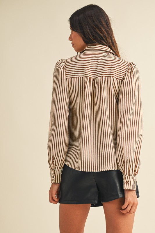 Chic Stripe Blouse