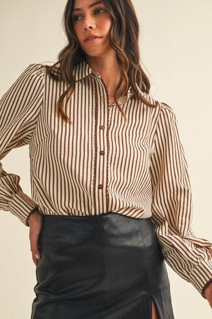 Chic Stripe Blouse