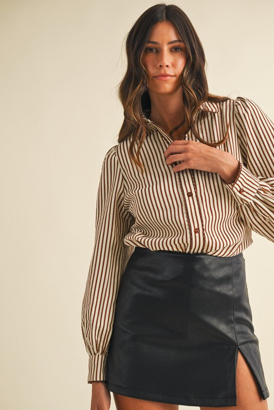 Chic Stripe Blouse