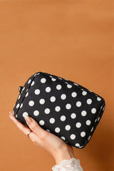 Polka Dot Cosmetic Travel Pouch