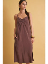 Sadie Strappy Trapeze Midi Dress