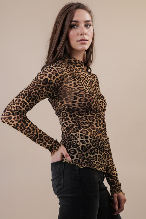 Purrfect Mood Mesh Top