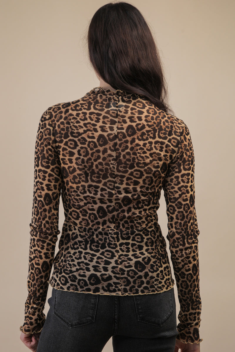 Purrfect Mood Mesh Top