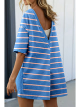 Catch Me In Stripes Romper - BarBelles Boutique
