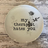Snarky Funny Home Plates - BarBelles Boutique