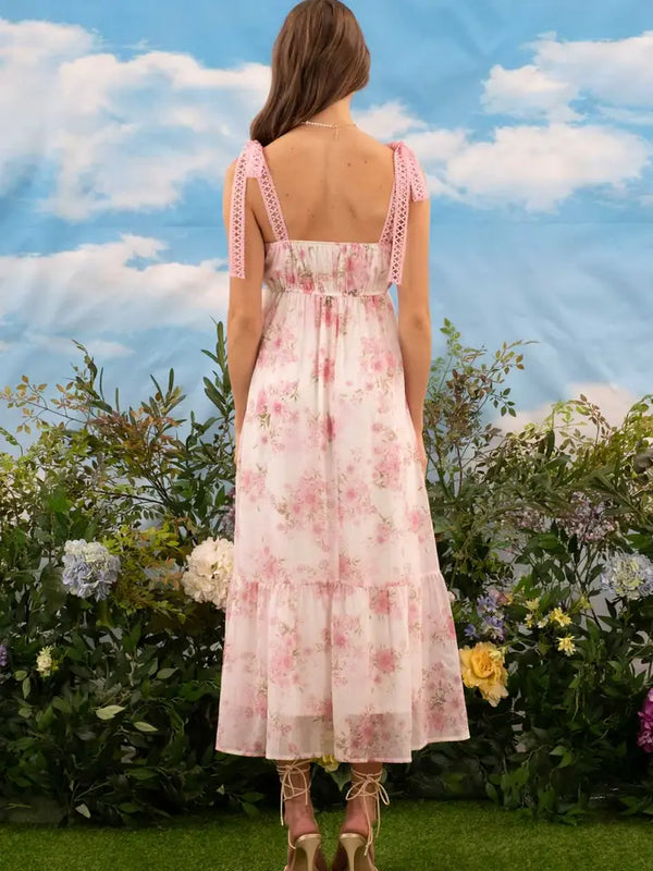 Floral Crochet Lace Dress