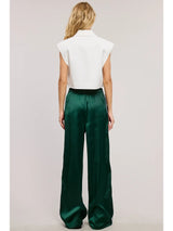 So Chic Satin Track Pants