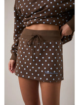 Trust The Process Polka Dot Mini Skirt