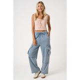 You Have My Heart Cargo Wide Leg Pants - BarBelles Boutique