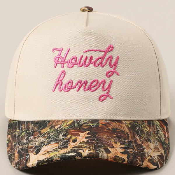Howdy Honey Embroidered Hat