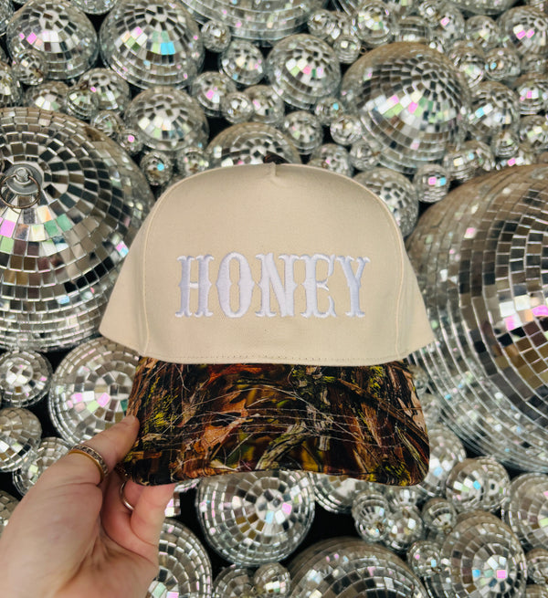 Honey Embroidered Hat