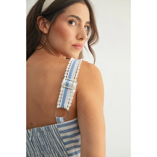 Effortless Style Striped Romper