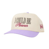 I Could Be Meaner Embroidered Hat - BarBelles Boutique