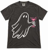 Martini Ghost Tee - BarBelles Boutique