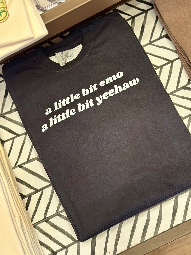 A Little Bit Emo A Little Bit Yeehaw Tee